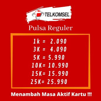 Pulsa Reguler Telkomsel Pulsa Tsl Voucher Pulsa Pulsa Telkom Pulsa Murah Pulsa Cepat  2k 3k 4k 5k 10