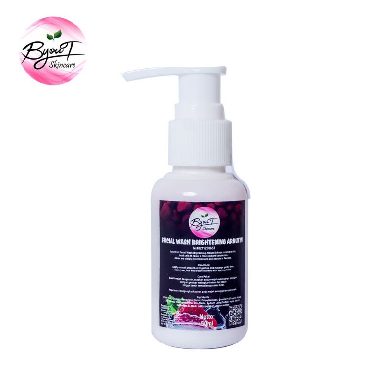 FACIAL WASH BRIGHTENING ARBUTIN - BYOUT BY NISA