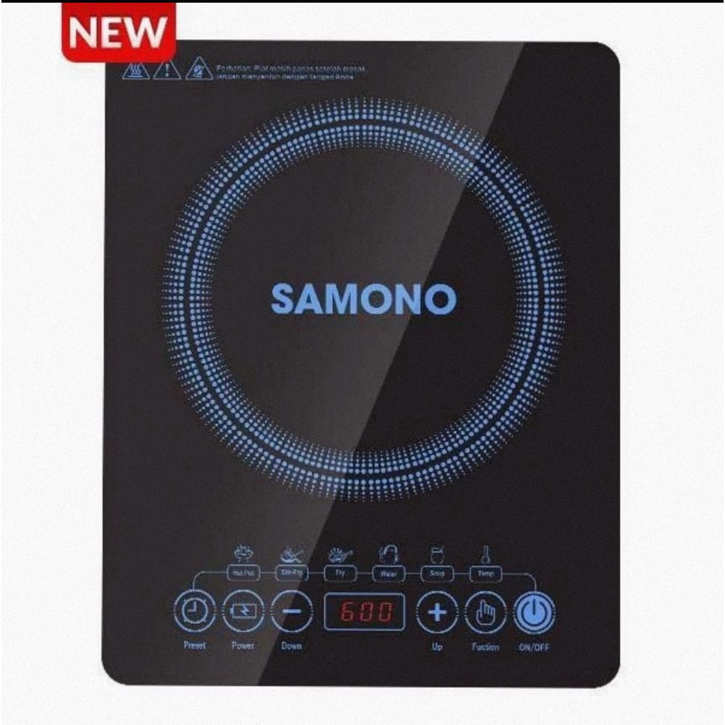 Samono WS-02 Kompor Listrik Induksi 600W Touch Screen