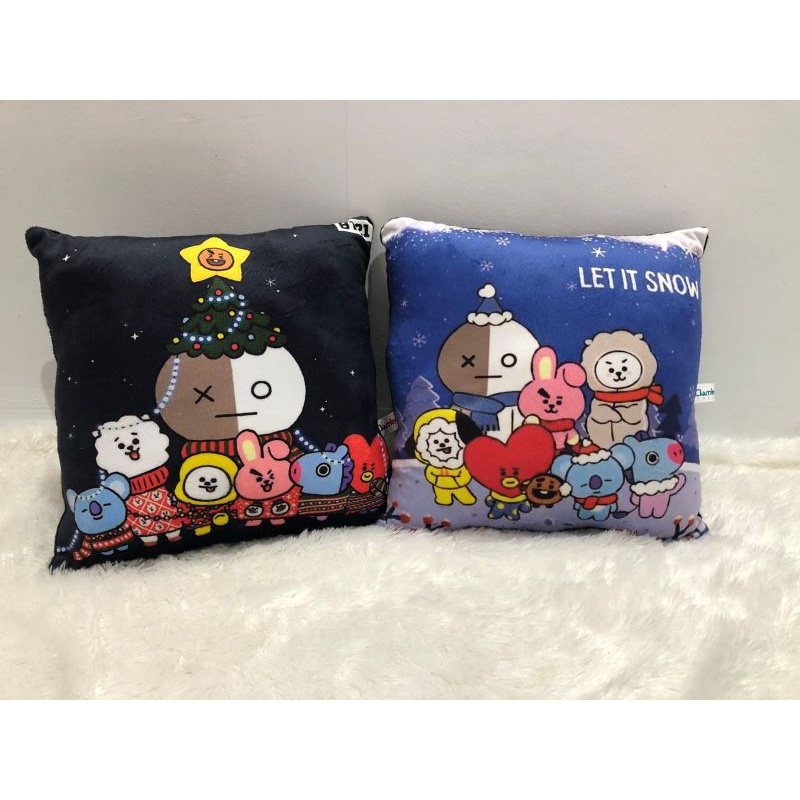 Bantal Chirstmas Kotak Empuk Custom Christmas Kado Natal | Bantal Souvenir Aksesoris Sofa