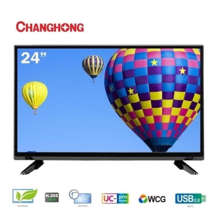 Produk Terbaru 24 Inch Led Tv Changhong 24G3 Hd Tv Android Box Versi 10 Wifi