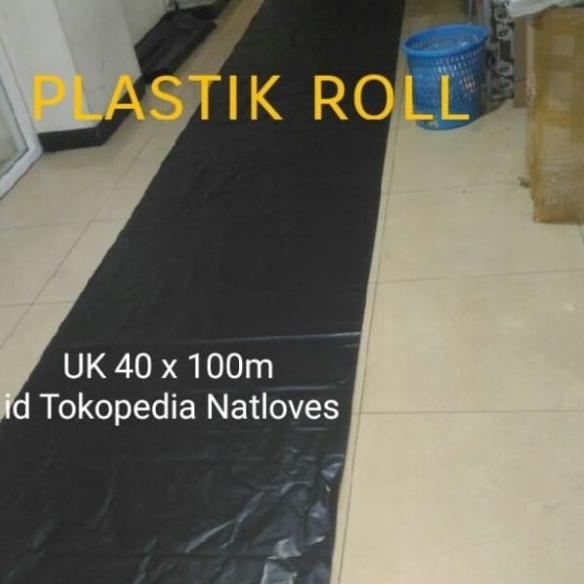 

Plastik bungkus UK 40 cm x 100 meter - 100 meter