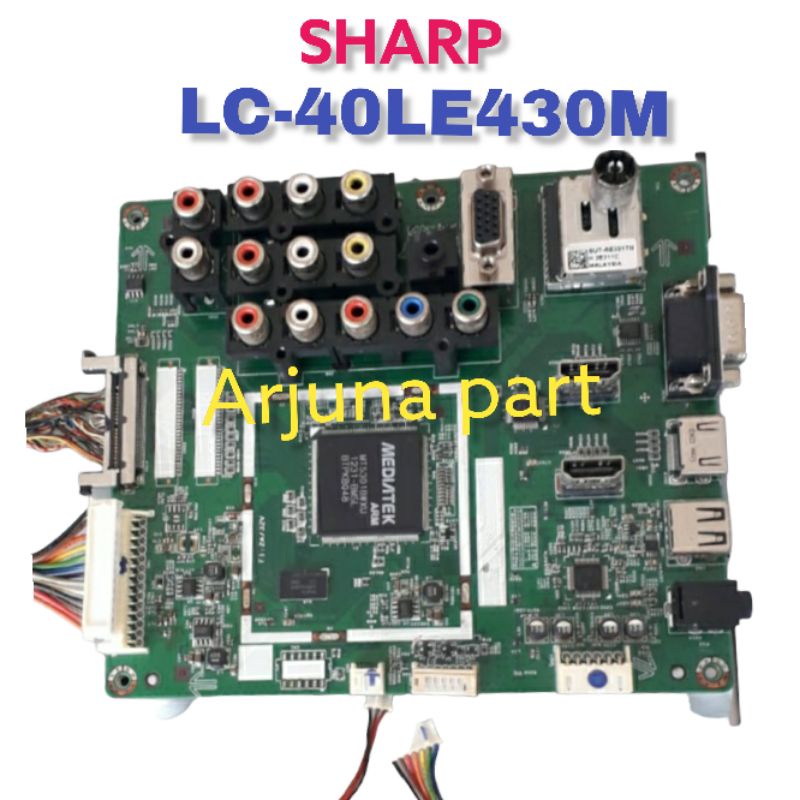 MAINBOARD TV SHARP LC-40LE430M / MB TV SHARP LC-40LE430M / MESIN TV SHARP LC-40LE430M / MODUL TV SHA