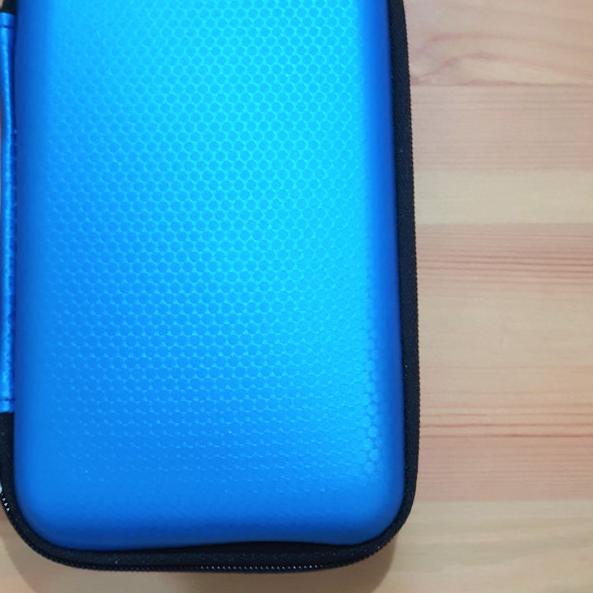 Tas Gadget Eva Hard Case 6.5" / Organizer gadget Powerbank Vs Vivan - Biru Metalik