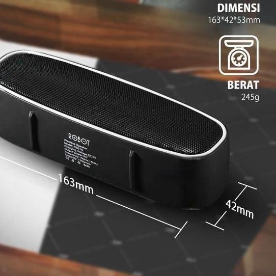 Speaker Bluetooth ROBOT RB210 Speaker Mini Bluetooth RB 210