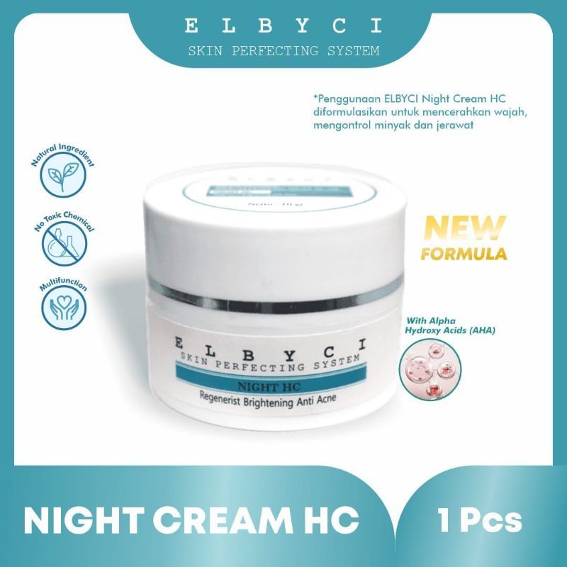 ELBYCI NIGHT CREAM HC / KRIM MALAM HC ELBYCI
