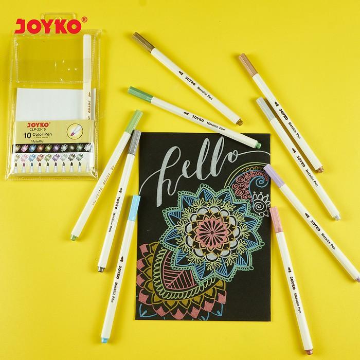 

Color Pen Joyko Clp-22-10 Metallic 10 Warna Best Seller
