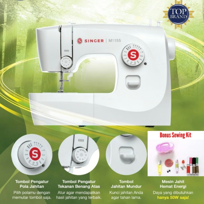 Mesin Jahit Mesin Jahit Portable Singer M 1155