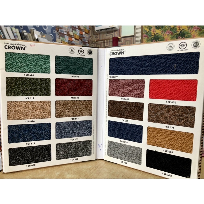 Karpet  Meteran Crown Polos Kantor Mushola Masjid CARPET CROWN