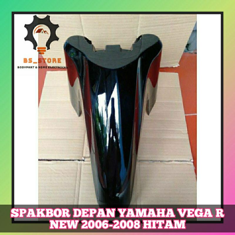 SPAKBOR DEPAN ATAS BAWAH YAMAHA VEGA R NEW 2006 2007 2008 2009 HITAM MERAH BIRU | SLEBOR DEPAN YAMAHA VEGA R NEW 2006-2009 | FRONT FENDER YMAHA VEGA R NEW 2006-2009