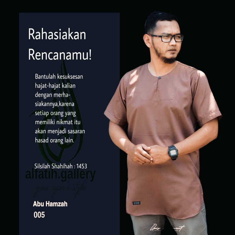 baju Koko kurta lengan pendek best seller alfatih