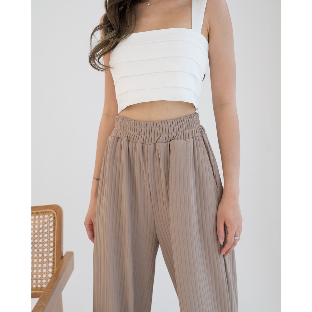 [ Marveile ] Carla Knit Pants / Kulot Knit Wanita