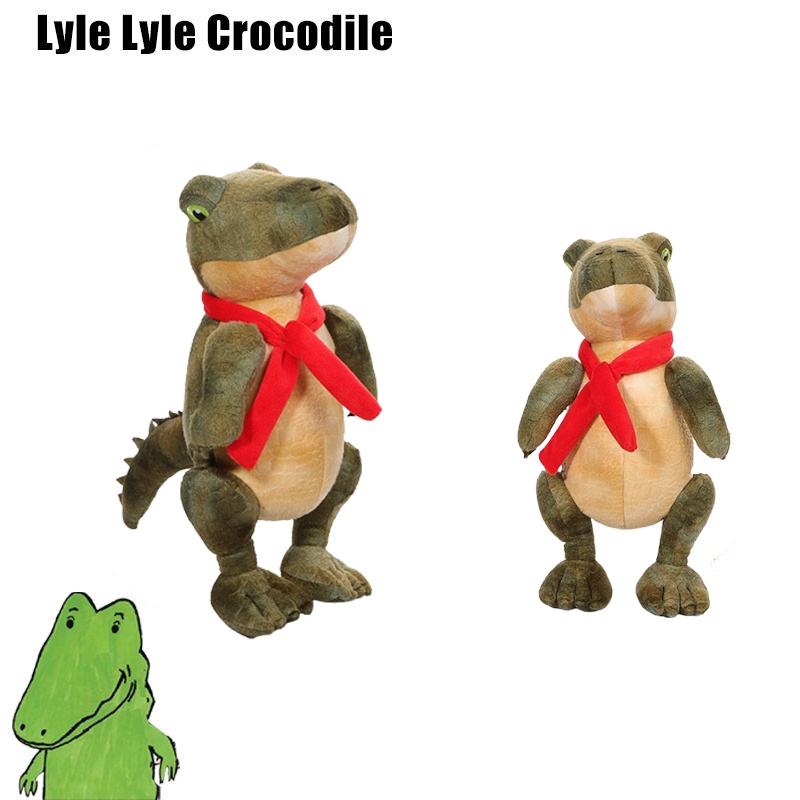 Delightful Lyle Lyle Crocodile Mainan Mewah Boneka Binatang Boneka Lembut Hadiah Natal Anak