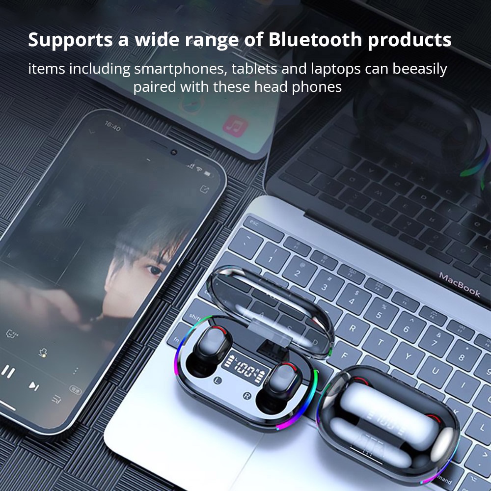 TWS Bluetooth K10 HiFi Bass Earbuds Popular Model