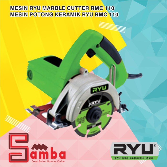 Mesin Ryu Marble Cutter Rmc110 / Mesin Potong Keramik Ryu Rmc 110
