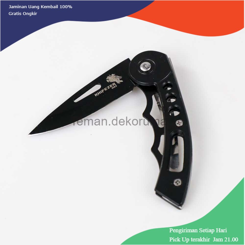 TD - PR2 KNIFEZER Pisau Saku Lipat Mini Serbaguna Portable Knife Survival Tool - W33
