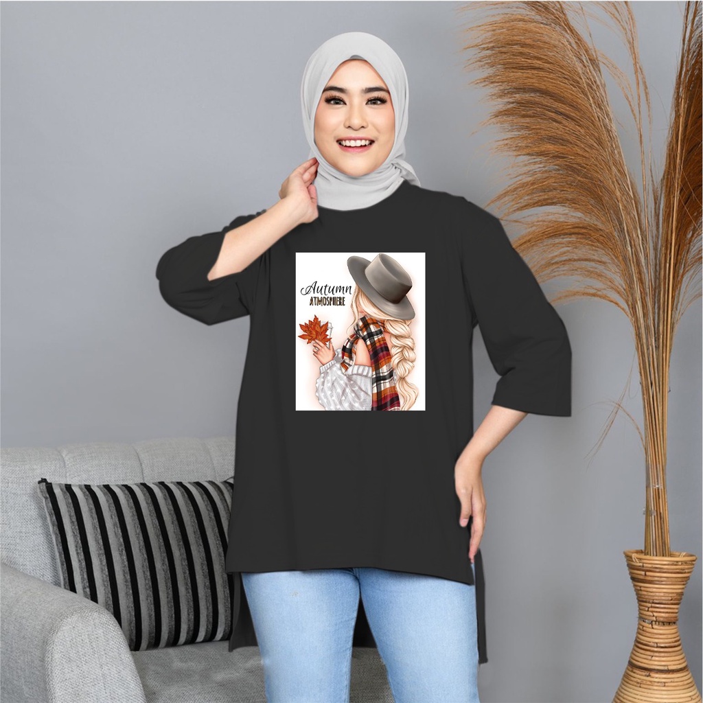 Tunik Basic Wanita Hijab's kaloborasi