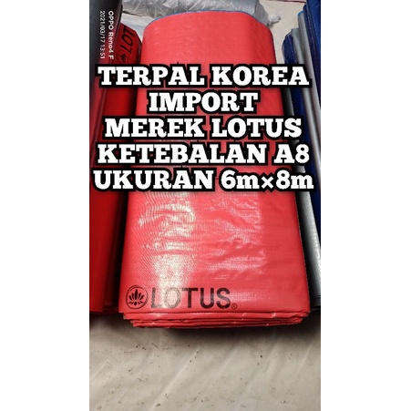 Terpal A8 KOREA 6m×8m
