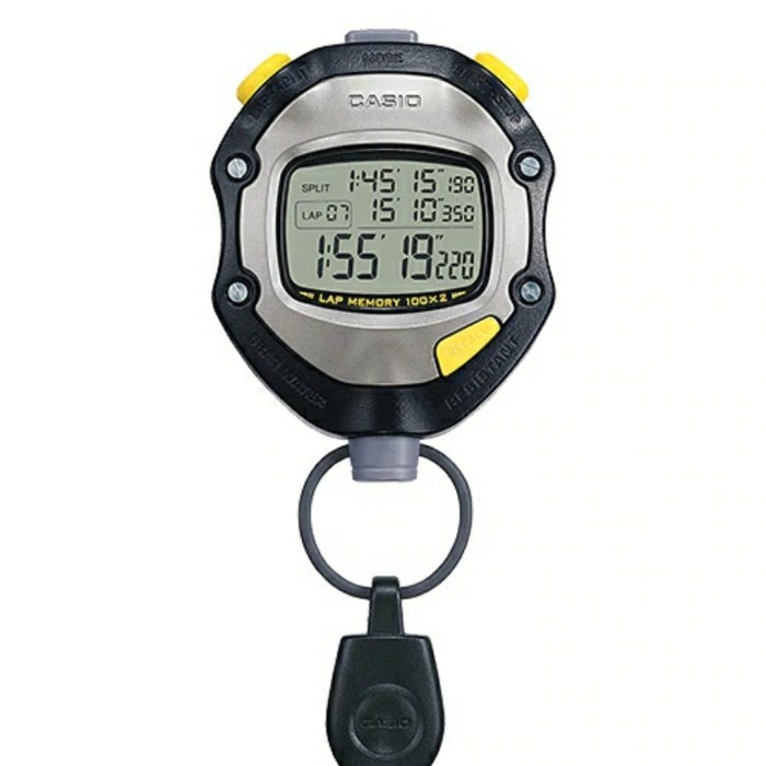 Stopwatch Stopwatch Casio Hs-70Tw Original