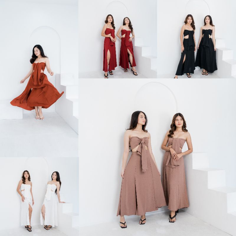 ELORA ( Ella Set ) Pakaian Wanita / Oneset / Fashion Wanita / Korean Fashion Style