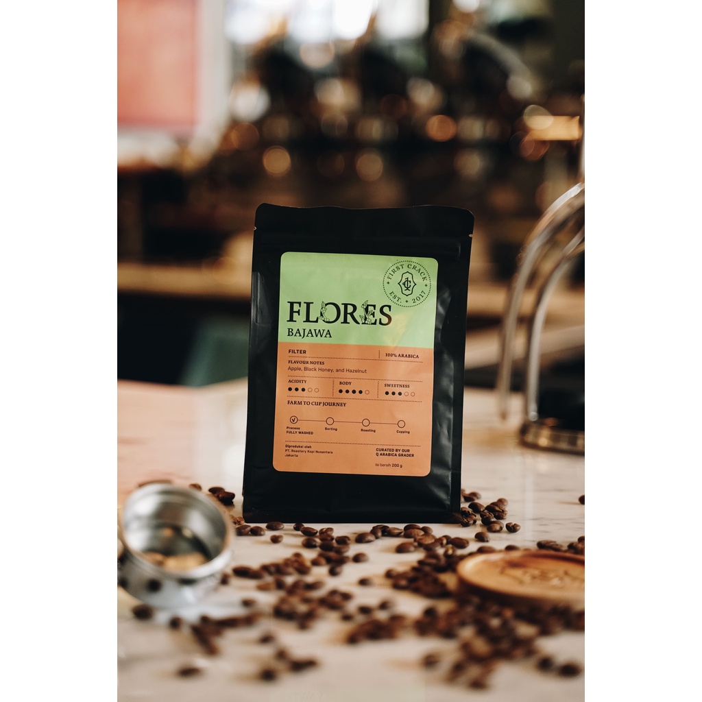 

Biji Kopi Flores 200 Gr - FIRST CRACK Specialty Coffee Roasted