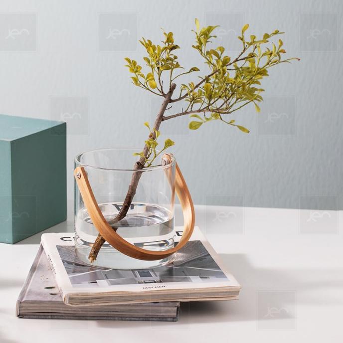 Keranjang buah Ember minuman serbaguna Glass Fruit Bucket Ice Bucket