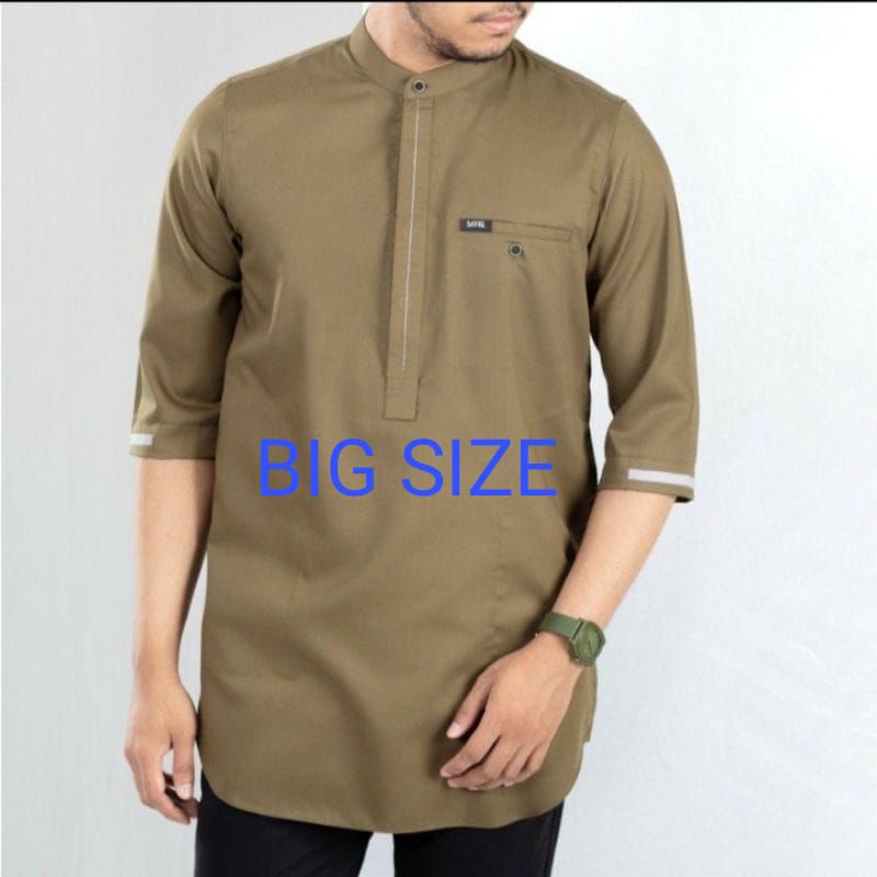 koko kurta tangan 3/4 ukuran jumbo