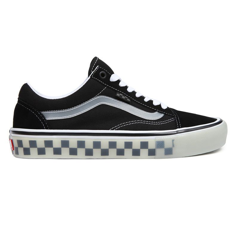 Vans skate classic old skool tranlucent rubber black/clear