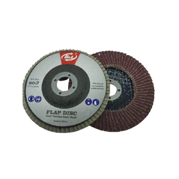 HL FLAP Disc 4 inch Amplas susun Gerinda Grit 240 poles