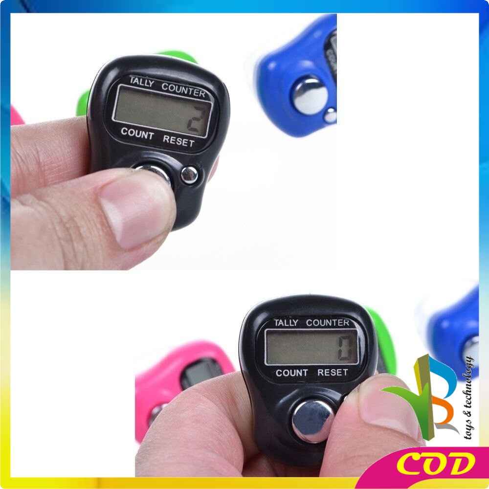 RB-C205 Tasbih Digital Mini Tally Counter Alat Hitung Tasbeh Digital / Finger Counter Import Murah