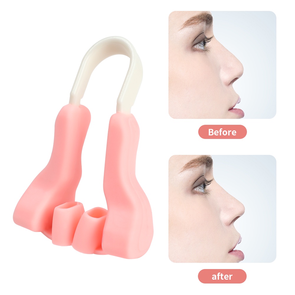 1pc Klip Pembentuk Hidung Bahan Silikon Untuk Wanita