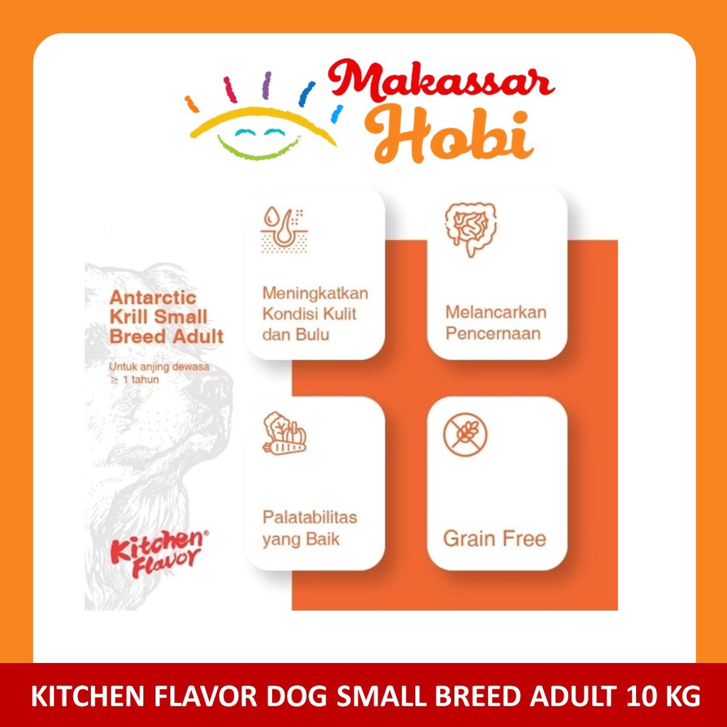 Kitchen Flavor Small Breed ADULT Nature Gourmet KF Dog Food 10kg 10 kg