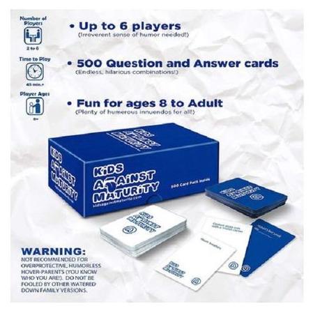 

Kids Against Maturity: Card Game For Kids And Families , Games Fun