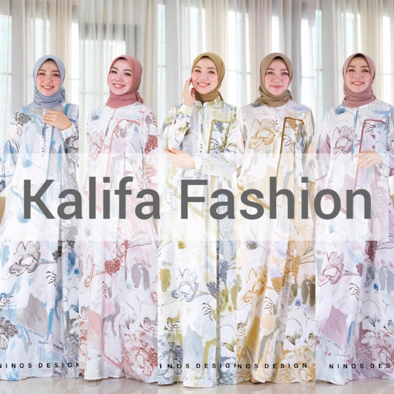 Dress Ninos Terbaru KODE AD G IM 1375 / Amour Dress by Ninos Design / Gamis Set / Baju Syari Terbaru