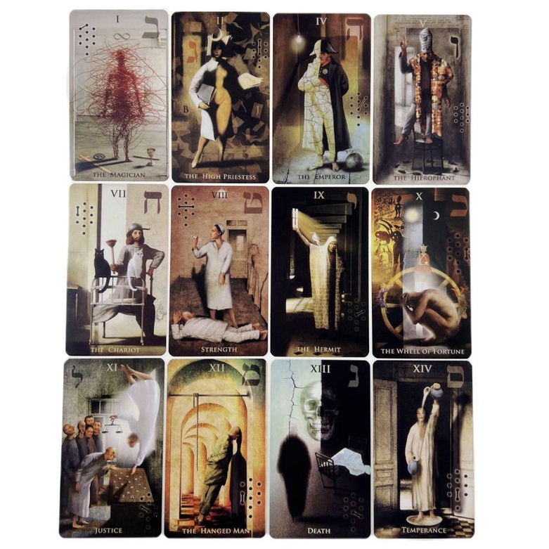 Madhouse Tarot 9.8x5.7cm include guide paper