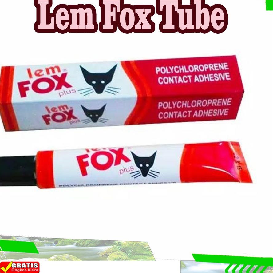 

゠ (SKR) LEM FOX PLUS ORIGINAL KUNING TUBE 20 GRAM ㅠ