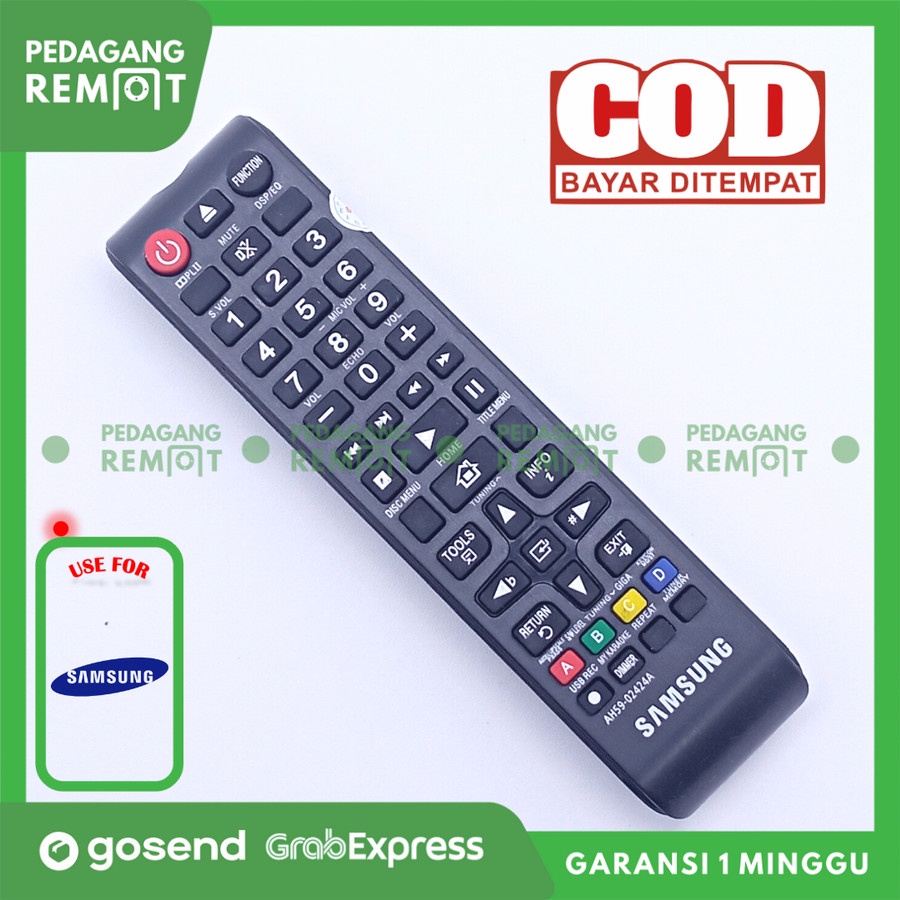 Remot / Remote DVD Bluray Home Theater Samsung AH59--02424A