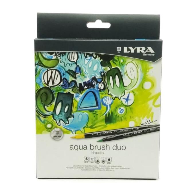 

LYRA Aqua Brush Duo - Dual Pen Set 12 colours