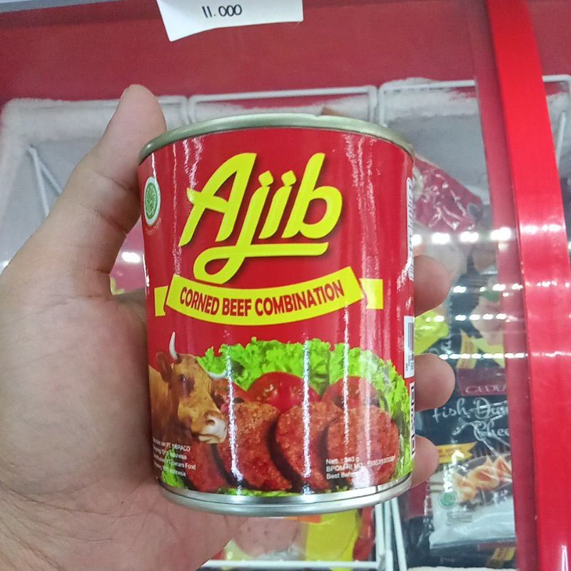 Ajib Kornet Daging Sapi Isi 340G