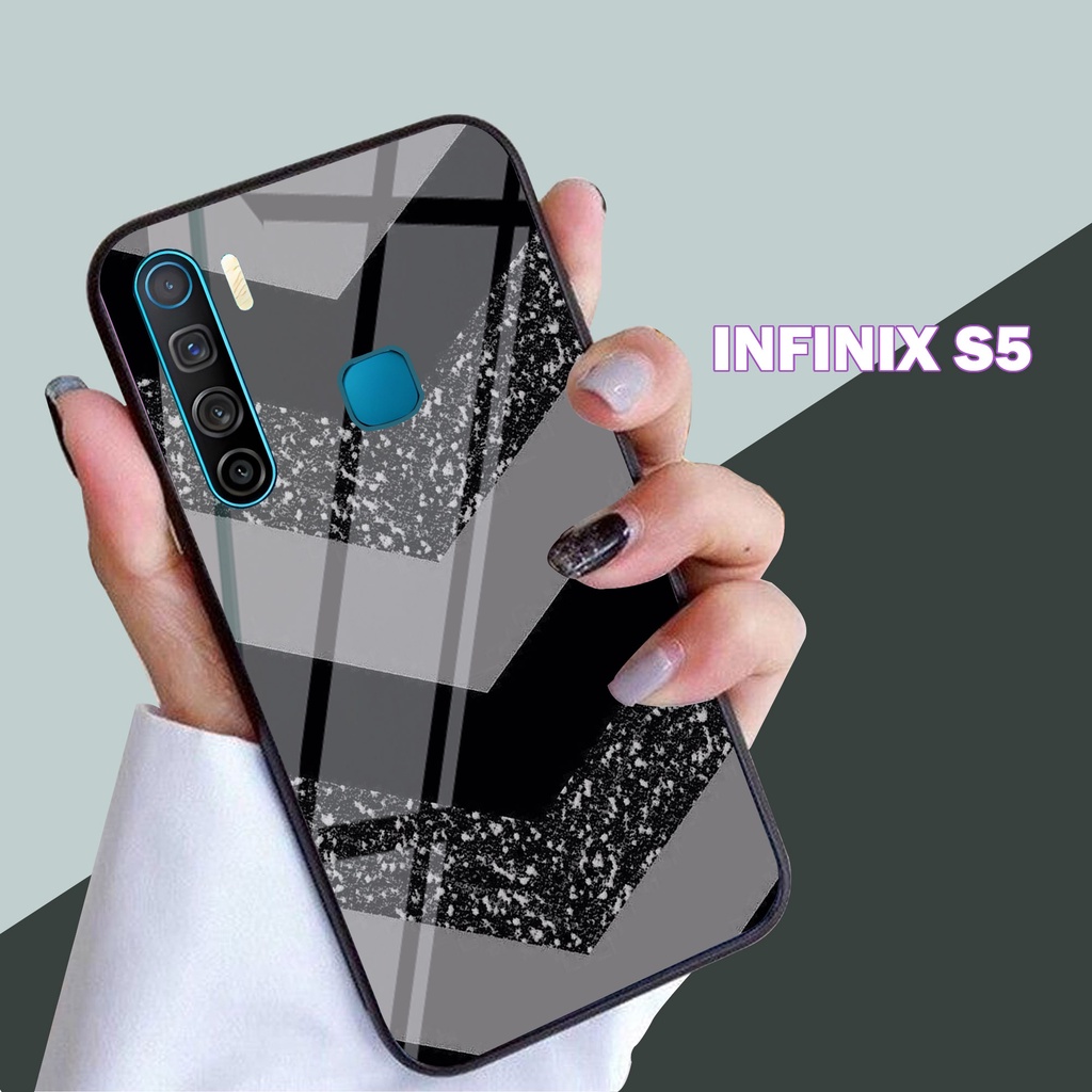 Softcase Glass INFINIX S5 - casing Terbaru handphone - INFINIX S5 - pelindung handphone - INFINIX S5
