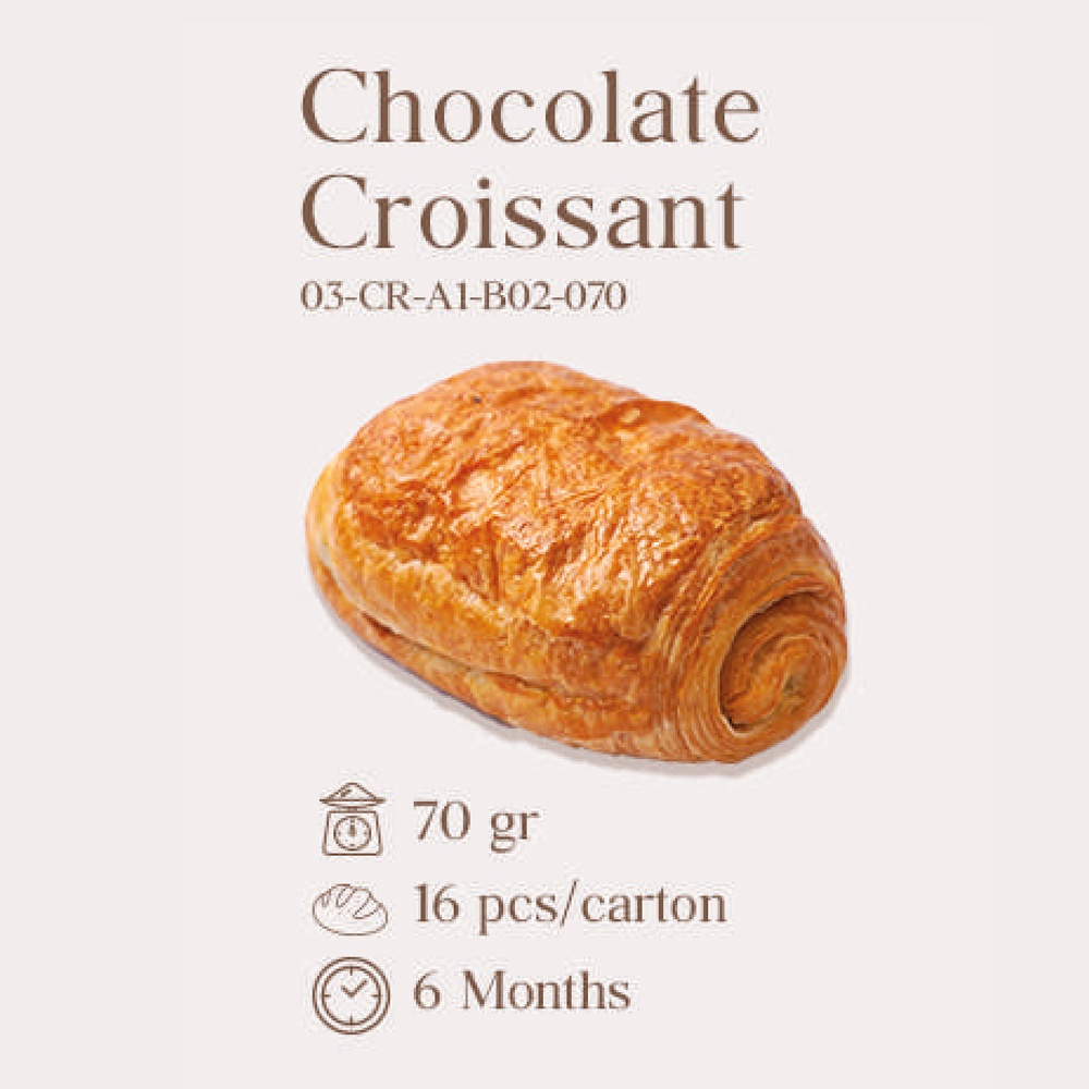 

CHOCOLATE CROISSANT FRESH/READY-TO-EAT (KARTON)