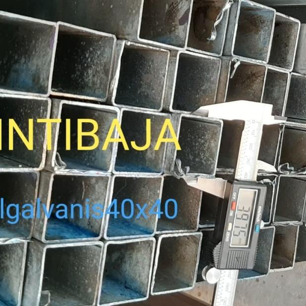 BESI HOLLOW GALVANIS 40 x 40 x 1,5mm x 6M (kotak FULL)