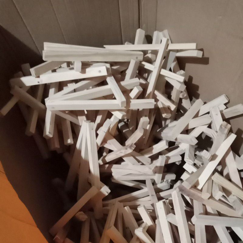 

Stand Easel Lukis Mini 15cm Tripod Lukis Kayu Aesthetic