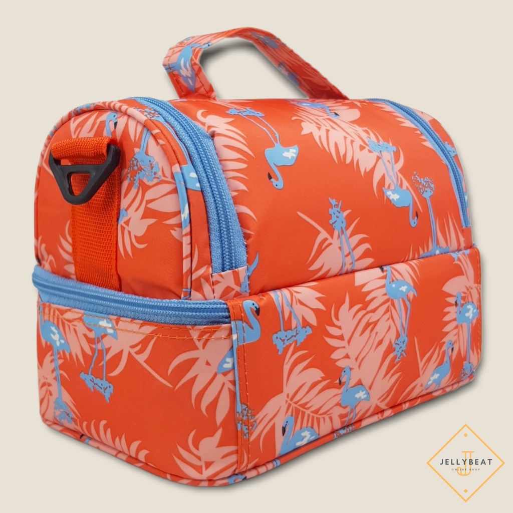 TAS SUSUN MEDIIUM PREMIUM MODEL SMIGGLE - FLAMINGO ORANGE