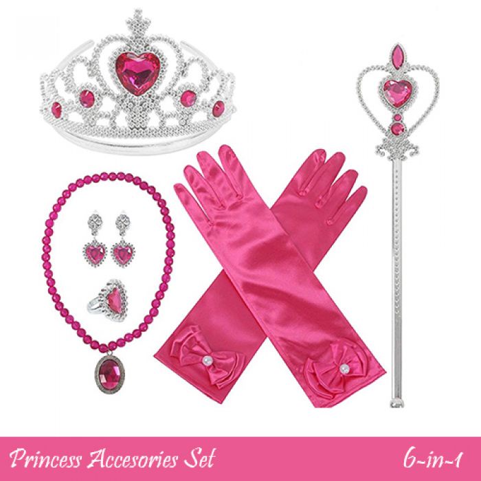 Tiara Aksesories Anak Princess 5 in 1