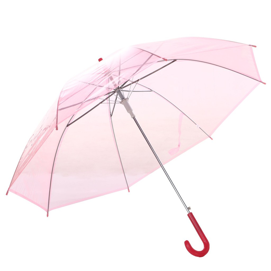 Payung Transparan Polos Warna Warni / Payung Bening Payung Korea Rainbow Umbrella Fashionable