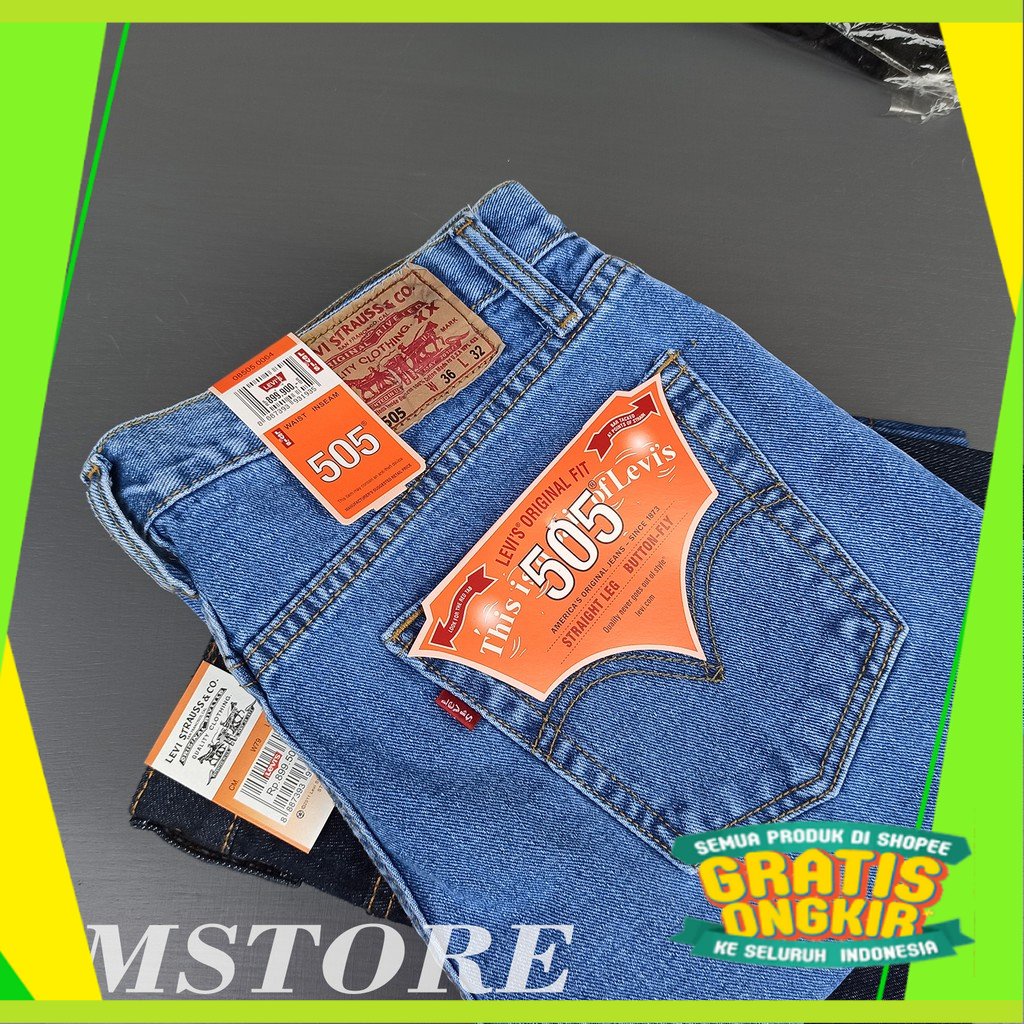 SPESIAL TAHUN BARU NATAL Celana Panjang Pria Standar / Celana Levis 505 Standar