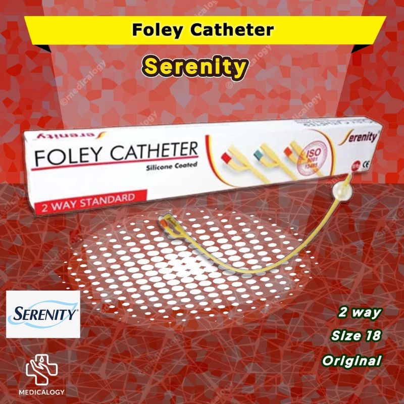 Folley Catheter/urin Catheter 2 Way OneHealth Original sz 16, 18 ED 2027