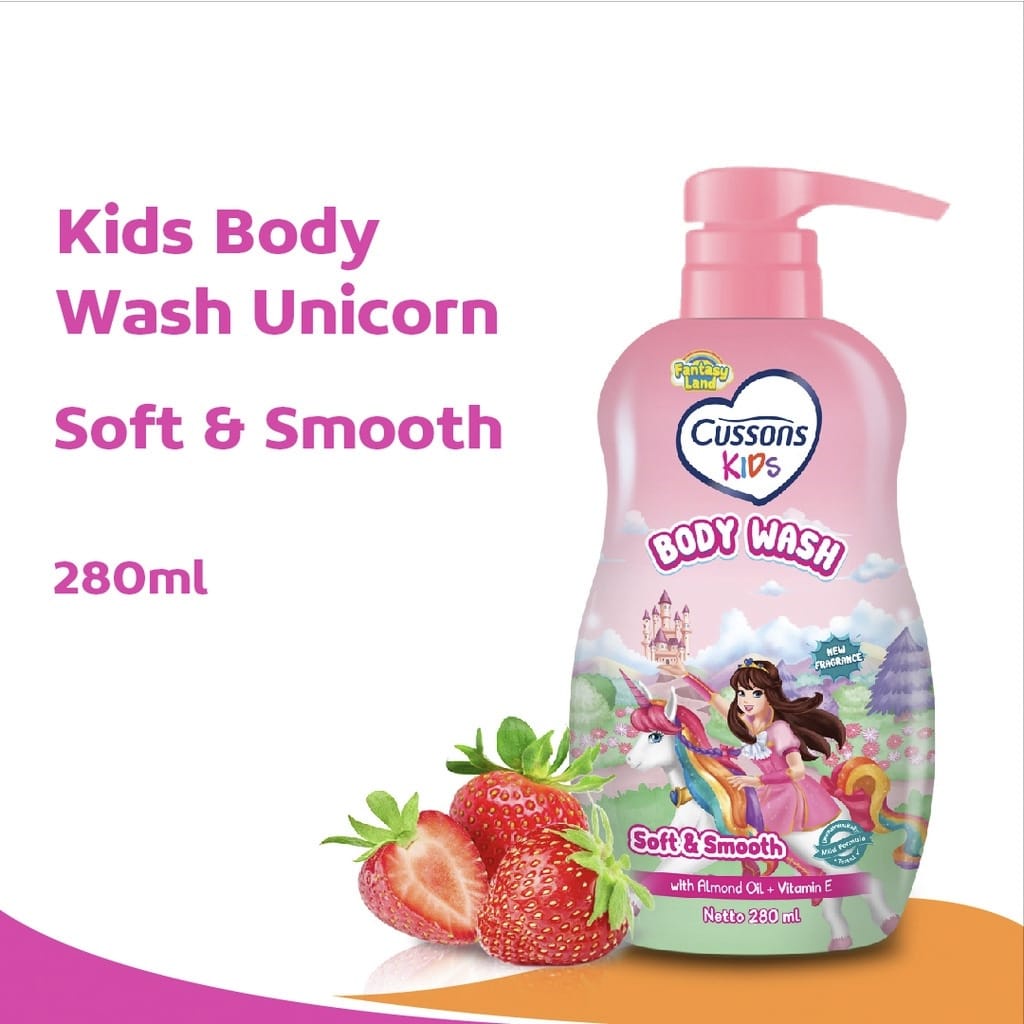 Cussons Kids Body Wash 280ml dan 350ml botol