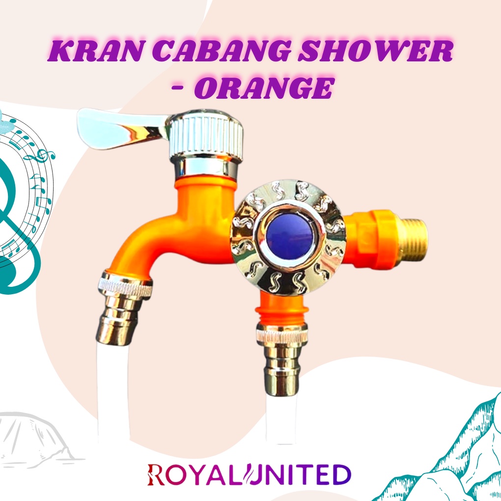 Keran Cabang Shower ABS 1/2 Inc Termurah asli new berkualotas